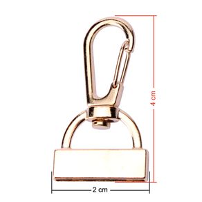 mosquetao com fixador 2 cm dourado 19101 medida